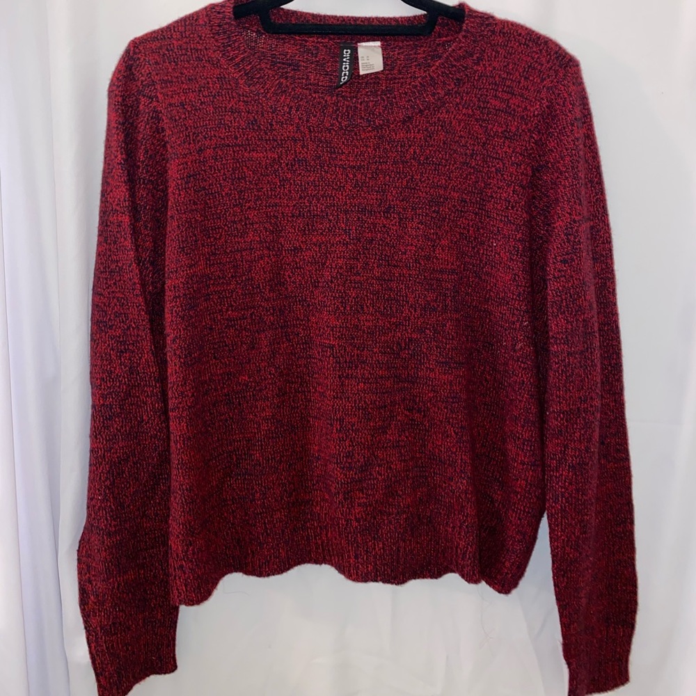 Long sleeve knitted blouse
